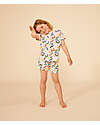 Petit Bateau Short Pajamas 2 Pieces - 100% Organic Cotton - Glows in the dark! Pyjamas