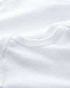 Petit Bateau Short Sleeved Bodysuit, 2-pack - White - 100% Cotton Short Sleeves Bodies