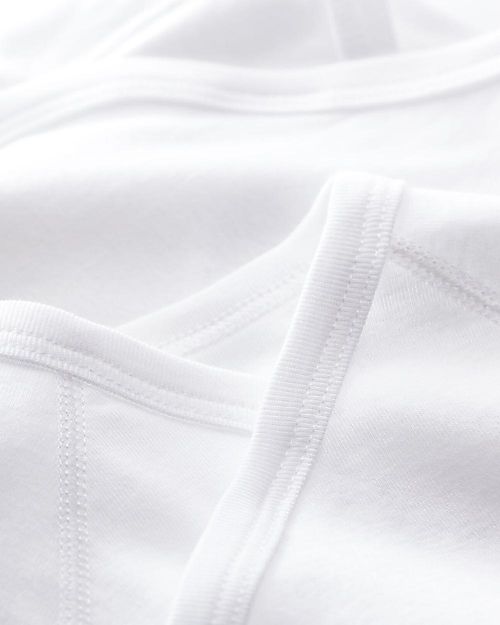 Petit Bateau Short-Sleeved Bodysuit - Pack of 2 - White - 100% Cotton Short Sleeves Bodies