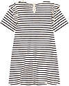 Petit Bateau Short-Sleeved Dress - Stripes - 100% Organic Cotton Dresses_