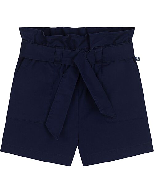 Petit Bateau Shorts - Blue Medieval - Cotton Shorts