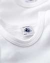 Petit Bateau Sleeveless Bodysuit, 2-pack - White - 100% Cotton Short Sleeves Bodies