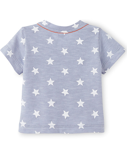 Petit Bateau Star T-Shirt, Grey T-shirts