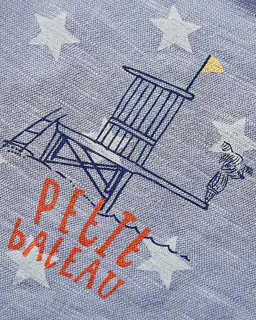 Petit Bateau Star T-Shirt, Grey T-shirts