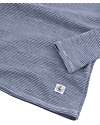 Petit Bateau Striped Long Sleeved T-Shirt - Blue/White - Wool and Cotton Long Sleeves Tops