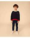 Petit Bateau Sweater - Petit Bateau - Blu - 100% Cotton Fleece Jumpers
