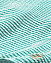 Petit Bateau Swimsuit with Frills - Green/White Stripes Swimsuits