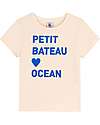 Petit Bateau T-Shirt - Petit Bateau Ocean - Cream - Organic Cotton T-shirts