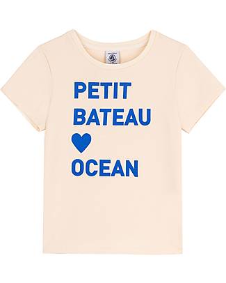 Petit Bateau T-Shirt - Petit Bateau Ocean - Cream - Organic Cotton T-shirts