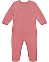 Petit Bateau Velvet Romper - Rosewood - Extreme Softness Babygrows