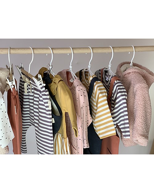 Petit Oh! Baby Basic Body with Long Sleeves - Amber Stripes - 100% Pima Cotton Long Sleeves Bodies