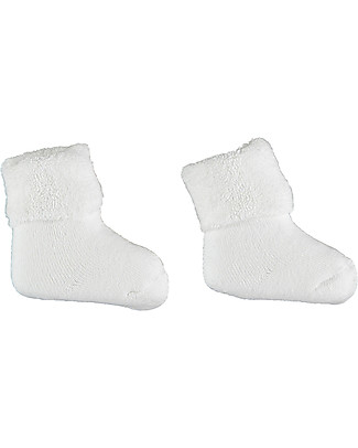 Petit Oh! Baby Socks - White - Stretch Cotton Socks
