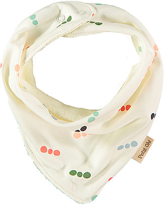 Petit Oh! Bandana Bib - Gus Multicolor - Pima Cotton and Towel Bandana Bibs