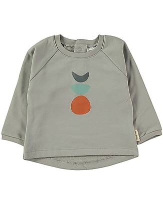 Petit Oh! Blai Sweatshirt - Ciclo Piedra - 100% Cotton Flannel Long Sleeves Tops