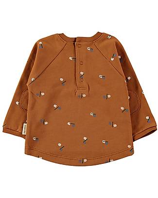 Petit Oh! Blai Sweatshirt - Satelite Almond - 100% Cotton Flannel Long Sleeves Tops