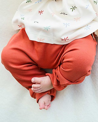 Petit Oh! Brian Baby Pants with Drawstring - Tierra - 100% Pima Cotton Trousers