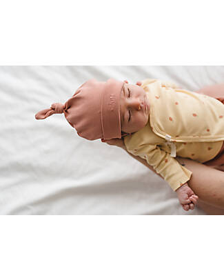 Petit Oh! Bruc Hat - Apricot - 100% Pima Cotton Newborn Hats