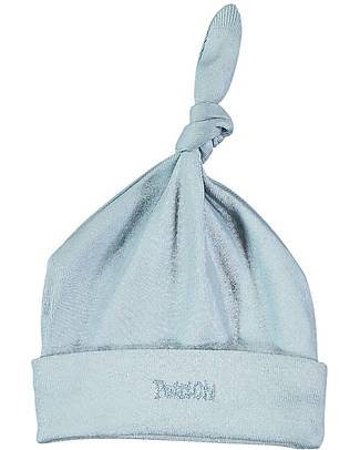 Petit Oh! Bruc Hat with Knot - Blue - 100% Pima Cotton Newborn Hats