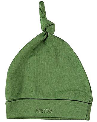 Petit Oh! Bruc Hat with Knot - Khaki - 100% Pima Cotton Newborn Hats
