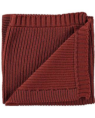 Petit Oh! Claudia Knitted Blanket - Tierra - 70x70cm - 100% Cachemire Muslin Swaddle