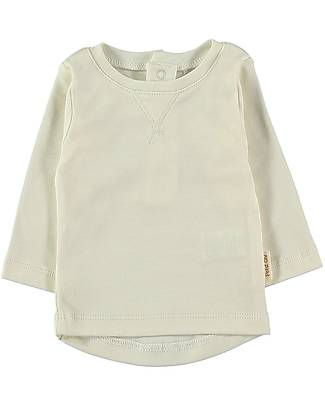 Petit Oh! Eli Long Sleeved T-Shirt - Vainilla - 100% Pima Rib Cotton Long Sleeves Tops