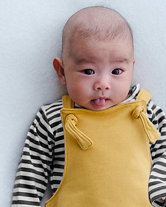 Petit Oh! Lilo Overall - Amber - Flannel Cotton Dungarees