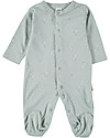 Petit Oh! Long Sleeved Pyjama, Aqua Drops - 100% Pima Cotton Pyjamas