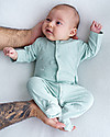 Petit Oh! Long Sleeved Pyjama, Aqua Drops - 100% Pima Cotton Pyjamas