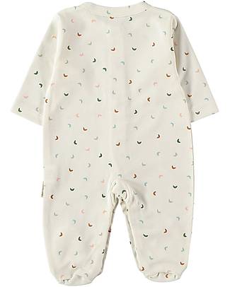 Petit Oh! Long Sleeved Pyjama - Minimoon Multicolor - Pima Cotton Pyjamas