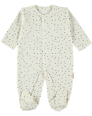 Petit Oh! Long Sleeved Pyjama - Pin Iron - Pima Cotton Pyjamas