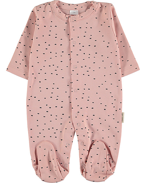 Petit Oh! Long Sleeved Pyjama - Pin Rose - Pima Cotton Pyjamas