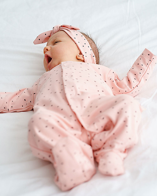 Petit Oh! Long Sleeved Pyjama - Pin Rose - Pima Cotton Pyjamas