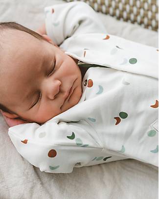 Petit Oh! Nani Jacket - Moon Multicolor - 100% Cotton Flannel Cardigans