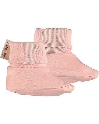 Petit Oh! Newborn Booties - Rose - 100% Pima Cotton Shoes