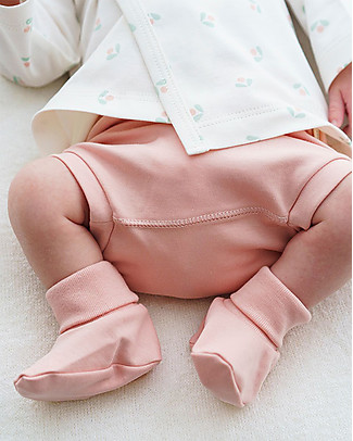 Petit Oh! Newborn Booties - Rose - 100% Pima Cotton Shoes
