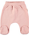 Petit Oh! Nilo Footed Pant, Rose - Cotton Flannel Trousers