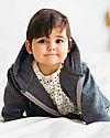 Petit Oh! Noni Fleece Coat - Iron - 100% Cotton Flannel Jackets