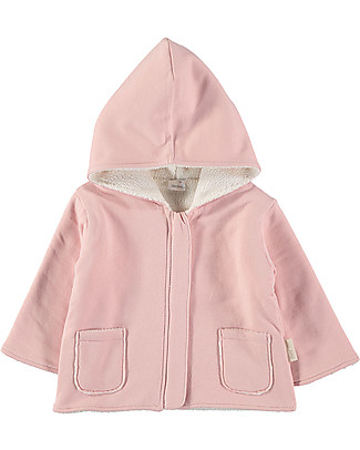 Petit Oh! Noni Fleece Coat - Rose - 100% Cotton Flannel Jackets