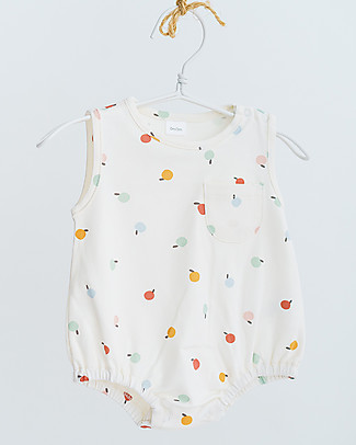Petit Oh! One piece Susi Romper - Camu Multicolor - Pima Cotton Short Rompers
