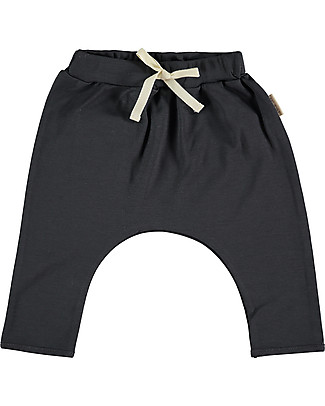 Petit Oh! Pepper Pant with Rubber Band - Iron - Pima Cotton Trousers