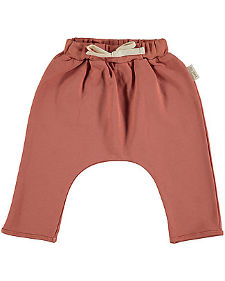 Petit Oh! Pepper Pant with Rubber Band - Terracotta - Pima Cotton Trousers