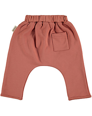 Petit Oh! Pepper Pant with Rubber Band - Terracotta - Pima Cotton Trousers