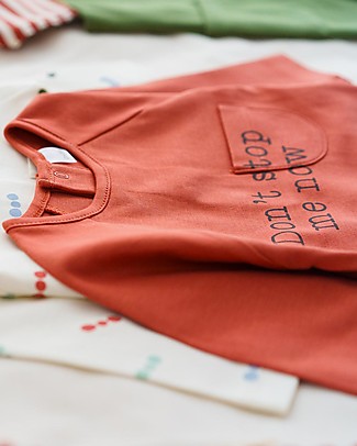 Petit Oh! Sebas Sweatshirt - Frase Tierra - 100% Flannel Cotton Sweatshirts