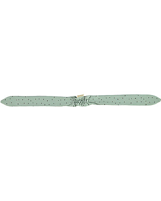 Petit Oh! Sena Girl Headband - Aqua Sprinkles - Pima Cotton Hair Accessories