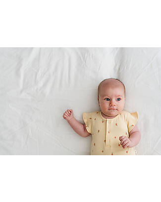 Petit Oh! Short Sleeve Nala Dress Nala with Nappy Cover - Citric Yellow - Pima Cotton Dresses_