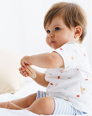 Petit Oh! T-shirt Tedi - Camu Multicolor - Pima Cotton T-Shirts And Vests