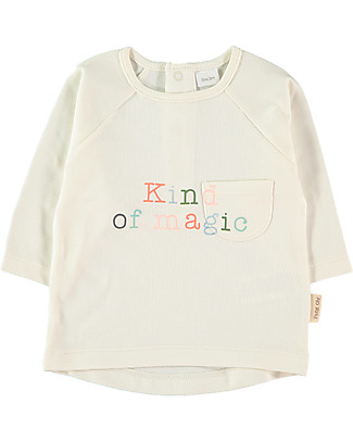 Petit Oh! Tina Long Sleeve T-Shirt - Frase Multicolor - 100% Pima Cotton Long Sleeves Tops