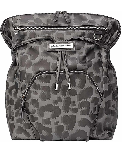 Petunia Pickle Bottom Cinch Convertible Backpack - Leopard - Versatile and Clever Changing Backpack