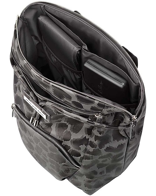 Petunia Pickle Bottom Cinch Convertible Backpack - Leopard - Versatile and Clever Changing Backpack