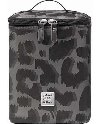 Borsa Termica Doppia Portabiberon Leopardata Petunia Pickle Bottom - Gadoola